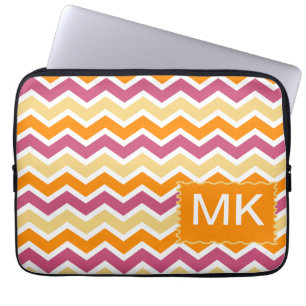 Capa Para Notebook ZigZag tribal vibrante