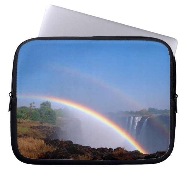 Capa Para Notebook Zimbábue, Parque Nacional Cataratas Vitória. Duplo (Frente)
