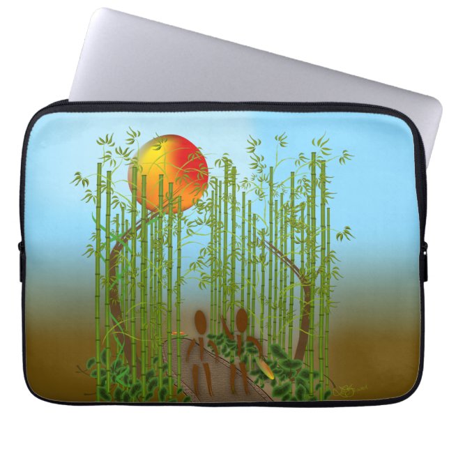 Capa Para Notebook Zinglees ~ Bamboo (Frente)