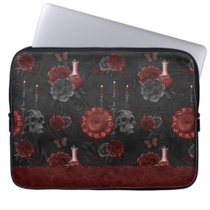Capa Para Notebook Zodiac Magic Crimson Henna Red Gótica Rosa
