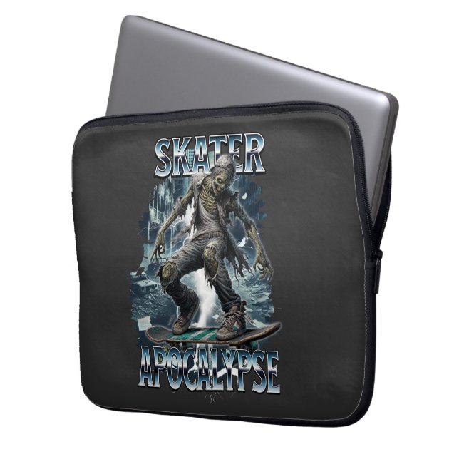 CAPA PARA NOTEBOOK ZOMBIE SKATER APOCALYPSE (Frente Esquerda)