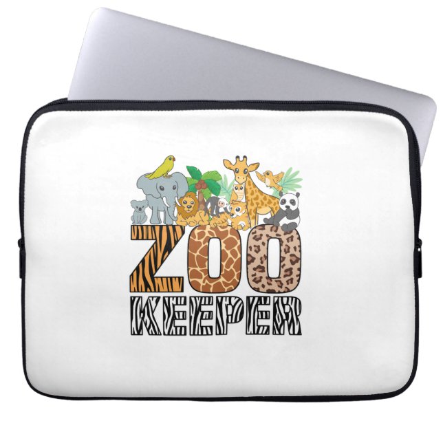 Capa Para Notebook Zookeeper Costume Zebra Impressão Afro-Africano (Frente)