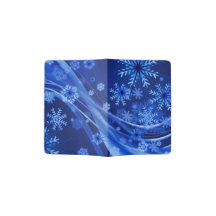 Natal Azul Flocos de Neve de inverno