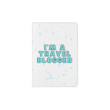 "Sou um Viagem Blogger" Passaporte Capa /