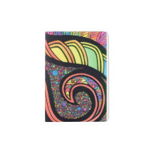 Suporte do passaporte com design abstrato
