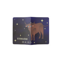 Titular de passaporte Taurus zodiac