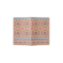 Vintage Arabesque Terracotta Blue Purple Art