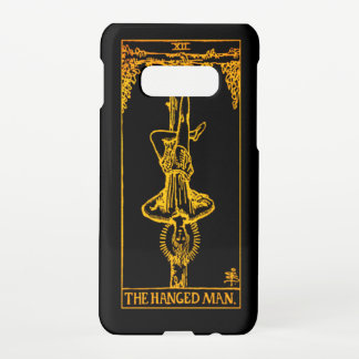 Capa Para Samsung Galaxy A Carta do Enforcado Tarot | Preto e Dourado |