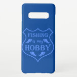 Capa Para Samsung Galaxy A pesca é a minha citação do escudo hobby na crist<br><div class="desc">Tipografia legal do pincel Pesca é o meu hobby</div>