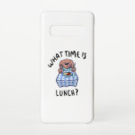 Capa Para Samsung Galaxy A que horas é o almoço<br><div class="desc">A que horas é o almoço? Um cão engraçado na mesa pronto para almoçar. Uma combinação perfeita para crianças e adultos.</div>