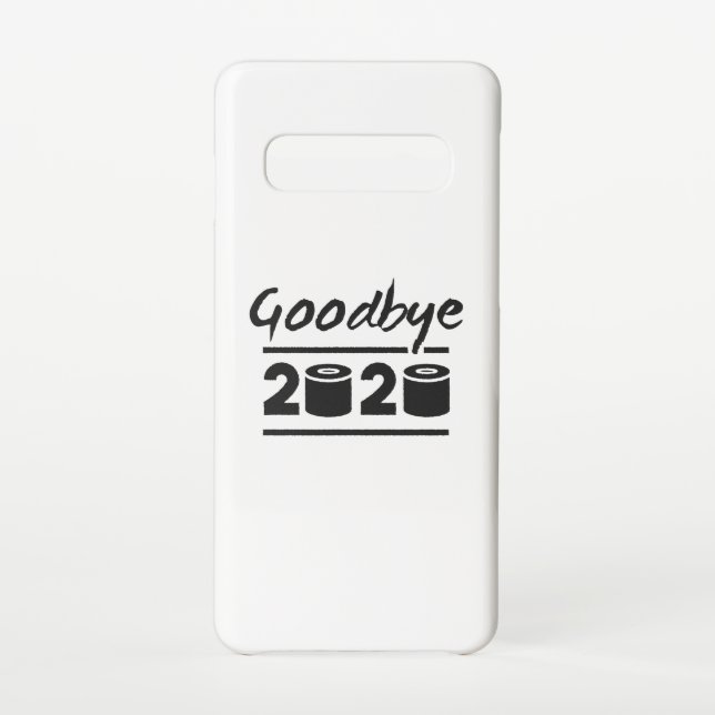 Capa Para Samsung Galaxy Adeus papel higiênico 2020 - acabou finalmente (Verso)