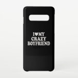 Capa Para Samsung Galaxy Adoro o meu Namorado maluco<br><div class="desc">Eu adoro a minha namorado louca. Surpreenda seu amor excelente,  seu marido ou seu namorado de uma forma criativa e engraçada. Design para vestuário,  t-shirts,  acessórios e outros artigos,  de uso exclusivo e de captura ocular.</div>