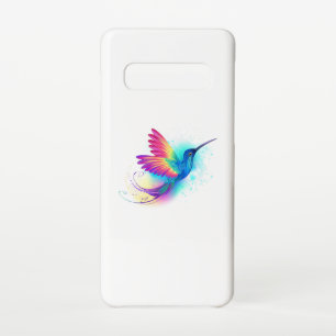 Capa Para Samsung Galaxy Arco-Íris Exótico Hummingbird
