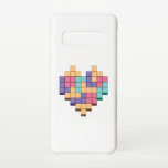 Capa Para Samsung Galaxy Bloquear Estilo de Retro do Coração do Jogo<br><div class="desc">Para os jogadores de verdade o jogo ainda não acabou. Design único e atraente para jogos. Uma combinação perfeita para o seu próximo evento de jogos. ideia de presente de excelente para cada jogador.</div>