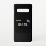 Capa Para Samsung Galaxy Brasil: Ventilador de futebol camisa coração<br><div class="desc">Camisa do Ventilador Nacional de Futebol do Brasil. Meu coração bate pela seleção de futebol brasileira. Ideia de presente de excelente para os fãs de futebol do Brasil. Um jogo perfeito para homens,  mulheres,  crianças e adolescentes.</div>