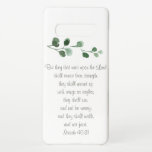 Capa Para Samsung Galaxy Capa de telefone Chique Verso Isaiah 40:31<br><div class="desc">Esta é uma capa de telefone incrível para ajudar a compartilhar sua fé. Use o verso dado ou mude o verso para o seu favorito.</div>