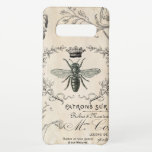 Capa Para Samsung Galaxy Capa de telefone de abelha da rainha da antiga vin<br><div class="desc">Capa de telefone de abelha da rainha da antiga vintage francesa</div>