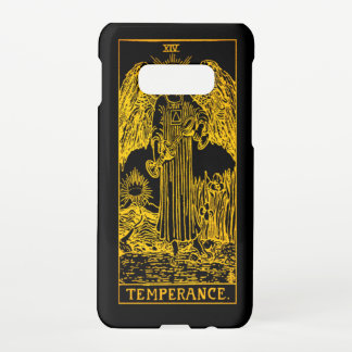 Capa Para Samsung Galaxy Carta de Tarot Temperança | Dourado & preto |