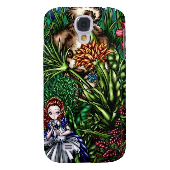 Capa Para Samsung Galaxy, Case-Mate Alice no jardim (Traseira)