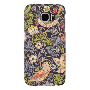 Capa Para Samsung Galaxy S6 Arte floral Nouveau do ladrão da morango de