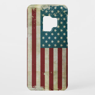 Capa Para Samsung Galaxy S9 Case-Mate Bandeira Americana MAGA Vestida Vintage Arte sobre