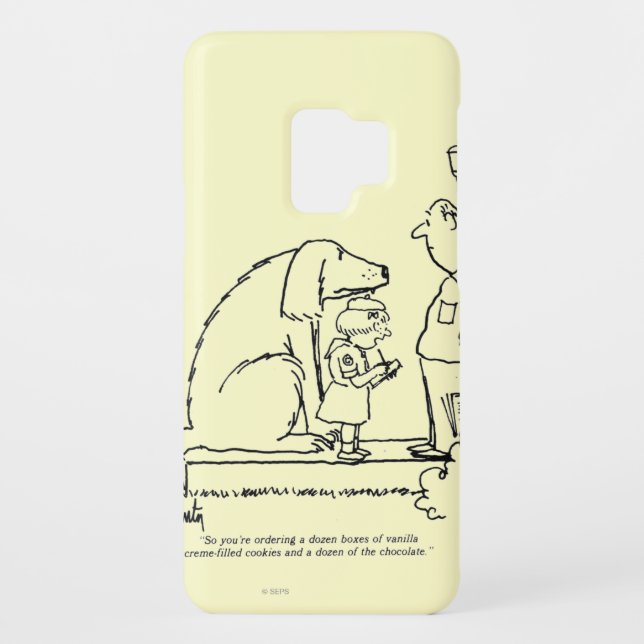 Capa Para Samsung Galaxy, Case-Mate Biscoitos pedindo (Verso)