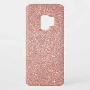 Capa Para Samsung Galaxy S9 Case-Mate Brilho Dourado do rosa do rosa e faísca Bling