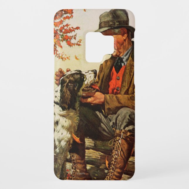 Capa Para Samsung Galaxy, Case-Mate Caçador e Spaniel (Verso)
