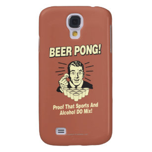 Capa Samsung Galaxy S4 Cerveja Pong: Álcool da prova & mistura dos