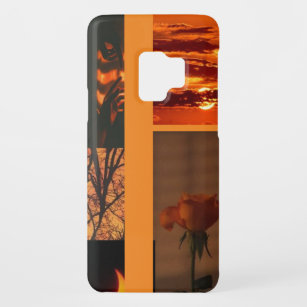Capa Para Samsung Galaxy S9 Case-Mate cobrir de telefone estético sobre o tema laranja