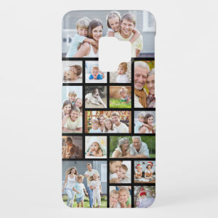 Capa Para Samsung Galaxy S9 Case-Mate Colagem de Fotos 18 Fotos Cor Preta Personalizada