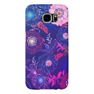 Capa Para Samsung Galaxy S6 Design Floral Colorida, Abstrato, Samsung 