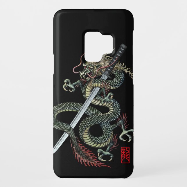 Capa Para Samsung Galaxy, Case-Mate Dragon katana (Verso)