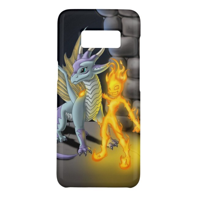 Capa Para Samsung Galaxy, Case-Mate Elemento de incêndio e dragão (Verso)