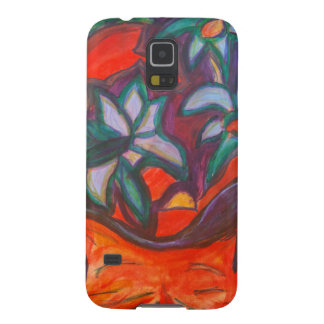 Capinha Galaxy S5 Flor que sonha o gatinho