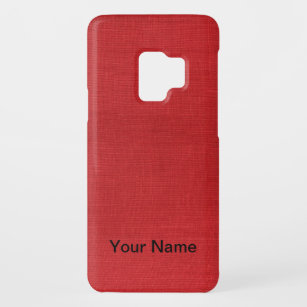 Capa Para Samsung Galaxy S9 Case-Mate Foto de linho vermelha da textura