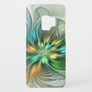 Capa Para Samsung Galaxy S9 Case-Mate Fractal de Flor Abstrato moderna fantasia colorida