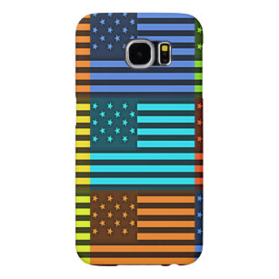 Capa Para Samsung Galaxy S6 Funny USA Flag