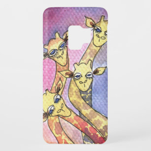 Capa Para Samsung Galaxy S9 Case-Mate Giraffe Wtercolor Funny Animal