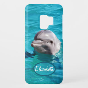 Capa Para Samsung Galaxy S9 Case-Mate Golfinho na foto da água azul