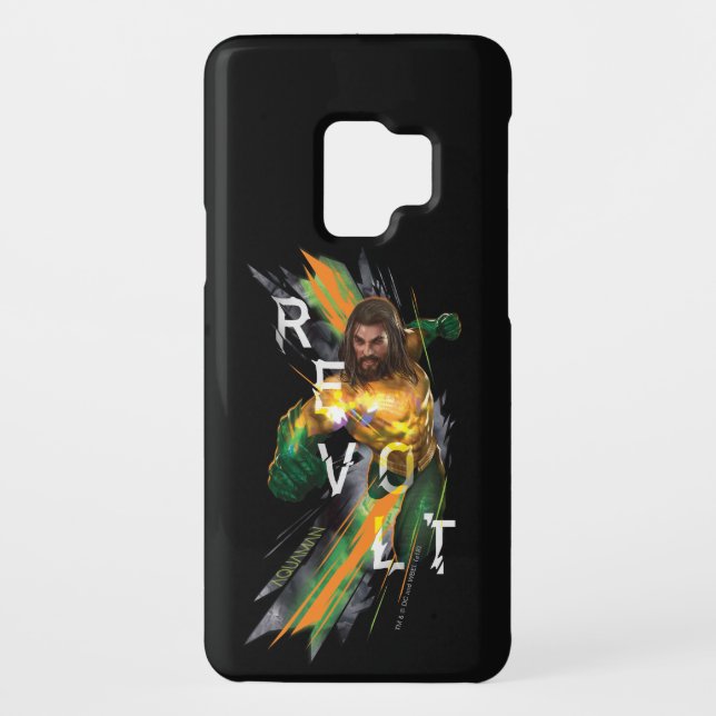 Capa Para Samsung Galaxy, Case-Mate Gráfico Refracted da "revolta" de Aquaman | (Verso)