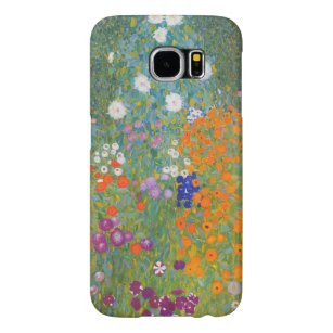 Capa Para Samsung Galaxy S6 Gustav Klimt Flower Garden Cottage Nature