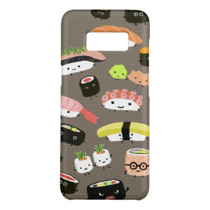 Capa Case-Mate Samsung Galaxy S8 Kawaii Sushi - Caracteres Funny Foodie