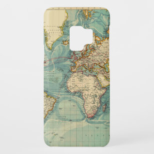 Capa Para Samsung Galaxy S9 Case-Mate Mapa do Mundo Vintage