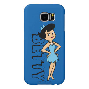 Capa Para Samsung Galaxy S6 Os Flintstones   Betty Rubble