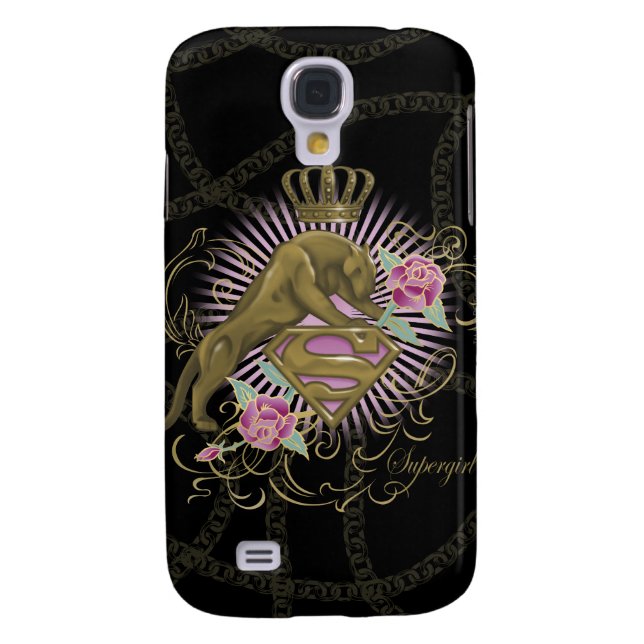 Capa Para Samsung Galaxy, Case-Mate Ouro de Supergirl Cat 4 (Traseira)