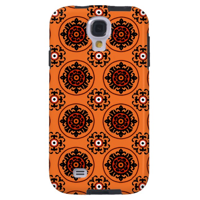 Capa Para Samsung Galaxy, Case-Mate Padrão Orange Suzani (Traseira)