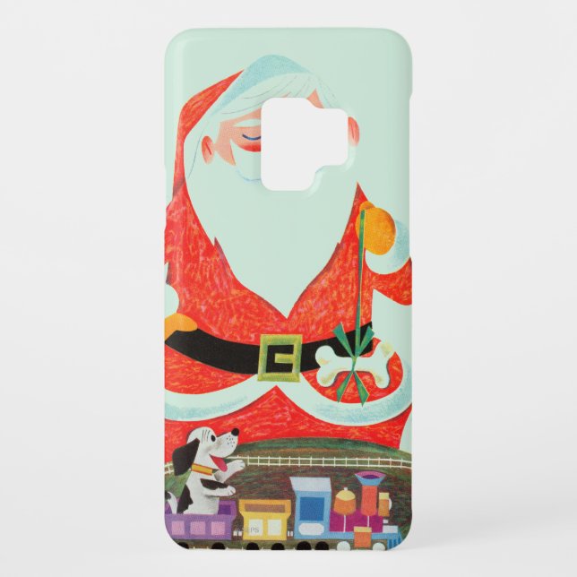 Capa Para Samsung Galaxy, Case-Mate Papai noel com trem (Verso)