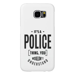 Capa Para Samsung Galaxy S6 Presente de Cargo de Trabalho Policial