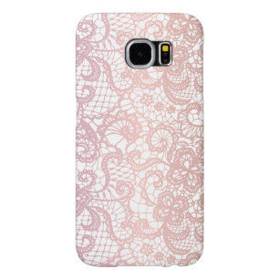 Capa Para Samsung Galaxy S6 Rosa cor-de-rosa Efeito Lugar Bonito Design